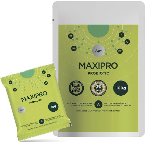  MAXIPRO Пробиотик сухой 100г кисломолочный продукт