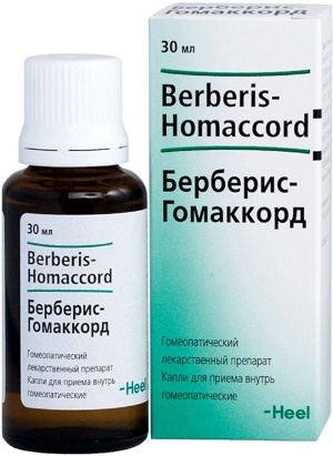 Берберис-Гомаккорд капли 30 мл ( моче- и желчекаменные заболевания ) гомеопатия @
