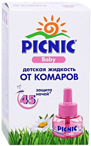PICNIC Baby Жидкость от Комаров для фумигатора 45 ночей