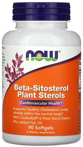 Now Foods Beta-Sitisterol Plant Sterols №90капс  &