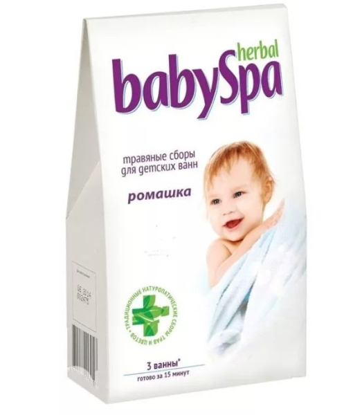 BABY SPA Травяной сбор Ромашка 3*15 гр для детских ванн в фильтр пакетах