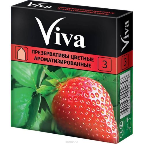 Презервативы VIVA Ароматизированные 3 шт