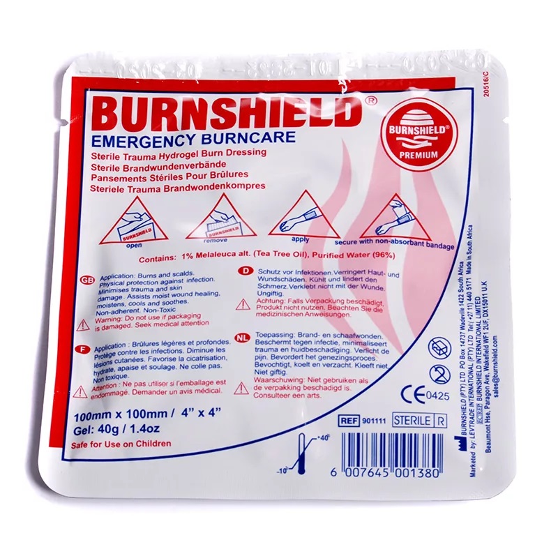 Повязка ранозаживляющая Противоожоговая 10*10см BURNSHIELD