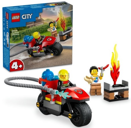 LEGO Конструктор Город пожарный мотоцикл арт.60410
