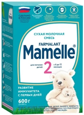 Mamelle Farmalakt 2 600г Смесь сухая молочная адаптированная 0-6мес