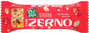 Ол лайт Zerno Батончик Мюсли Клюква 35г