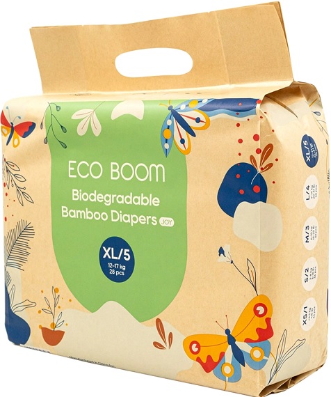 ECO BOOM Подгузники бамбуковые детские XL ( 12-17кг ) №28