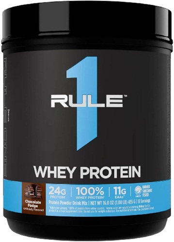 Rule 1 Whey Pronein 455г Шоколадный Торт 1lb банка
