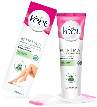 Veet Minima Крем для депиляции для сухой кожи 100 мл