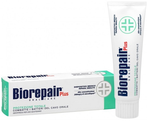 Зубная паста BIOREPAIR Plus Total Protection 75 мл Комплексная Защита Б/Н