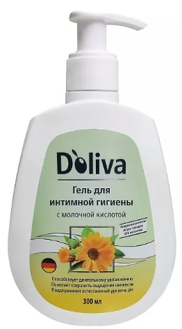 DOLIVA Гель для интимной гигиены с молочной кислотой 300 мл