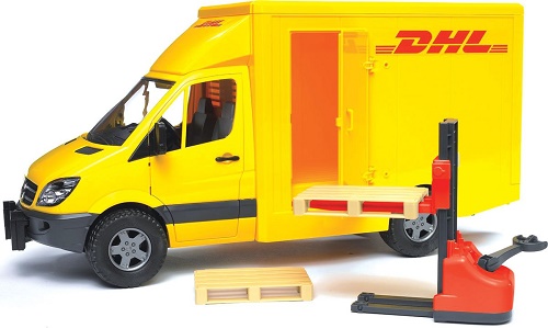 BRUDER 3+ MB Sprinter фургон DHL с погрузчиком арт.02534