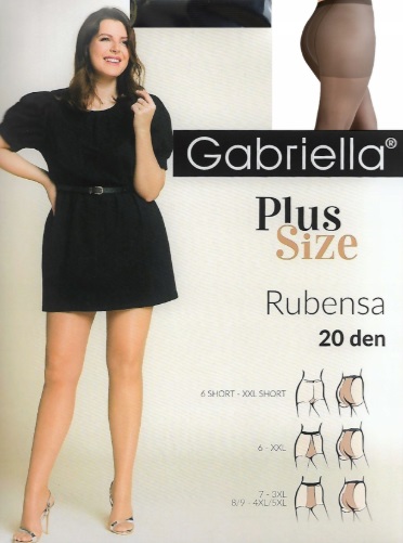Колготки Rubensa 20 den Plus Size Gabriella р.7