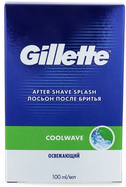 GILLETTE лосьон после бритья Освежающия 100 мл 81775702