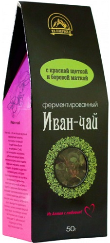 Хелпермед Иван чай с Красной щеткой и Боровой маткой чай 50г  &