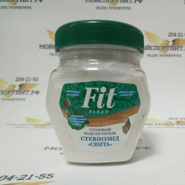 Fit Parad Сладкая пудра Эритрит со сливочным вкусом160г Фит Парад