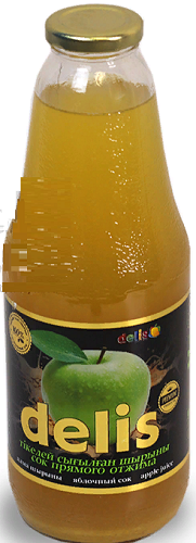 Delis Сок Яблочный 1,0л стекло