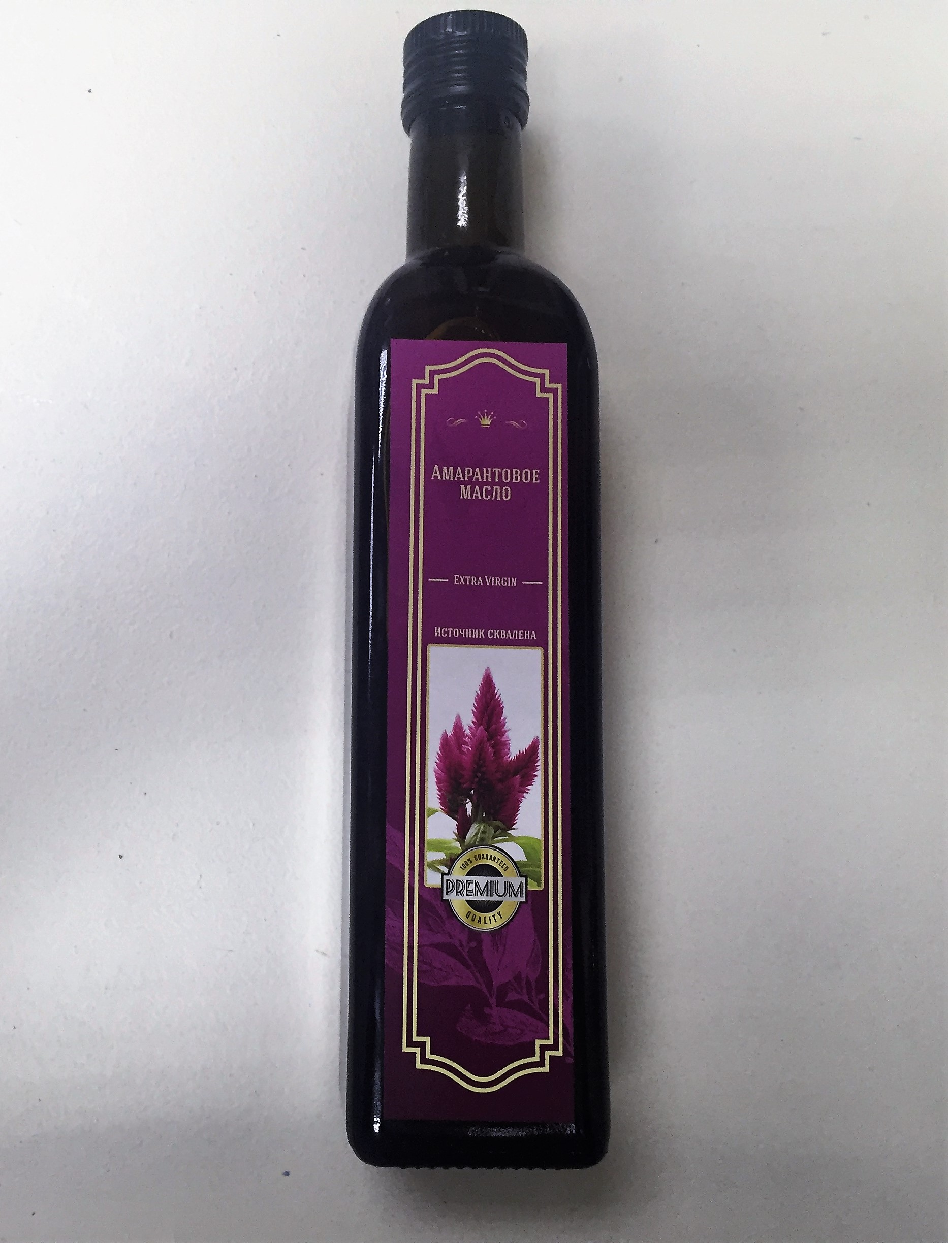 Амарантовое масло 0,5л первго холодного отжима