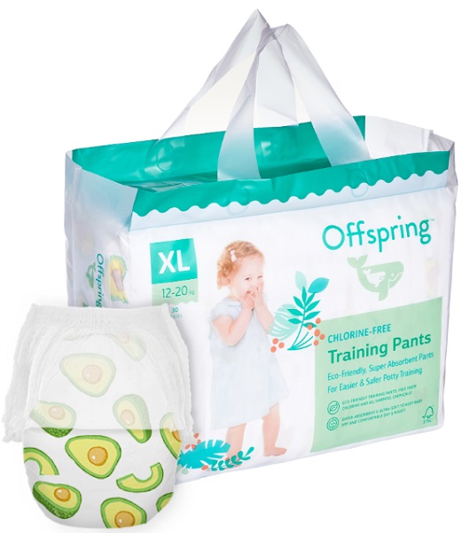 Offspring трусики подгузники для детей Авокадо XL (12-20кг) 30 шт