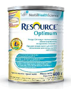 Nestle HealthScience Resource Optimum 400г энтеральное питание с 7 лет