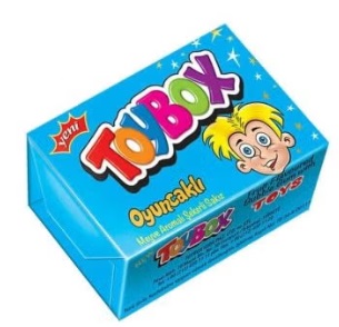 Жвачка TOYBOX Жевательная резинка с игрушкой и вкладышем 5гр