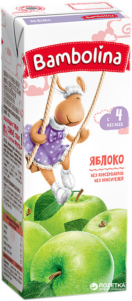 Bambolina Сок Яблоко 0,2 л с 4 мес.