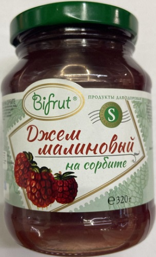 Bifrut Джем Малина на сорбите 280г Бифрут