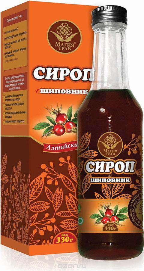 Магия трав Сироп Шиповник 330г