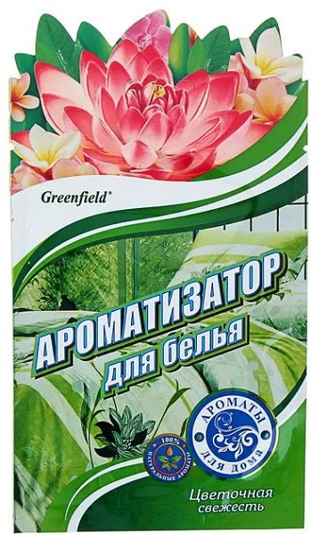 Ароматизатор для белья Цветочная свежесть Greenfield