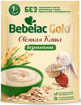 Бебелак Каша безмолочная Овсяная 180г
