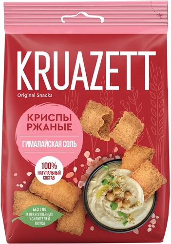 Круазетт Криспы Ржаные Гималайская соль 70г.