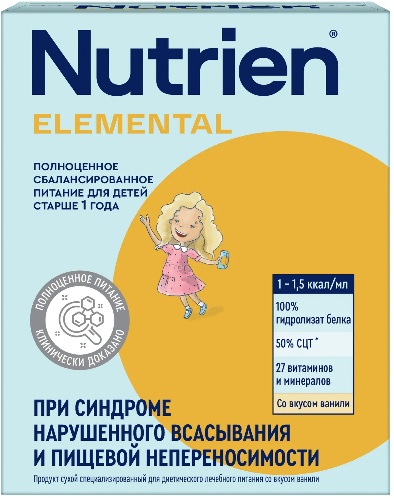 Нутриэн Элементаль 350г Ваниль энтеральное питание  &