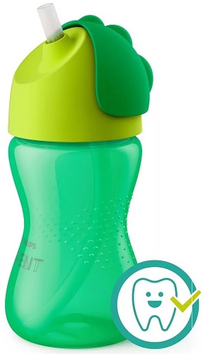 Поильник 12м+ AVENT 300мл Непроливайка с трубочкой SCF798/01