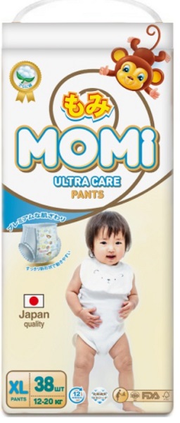 Трусики-подгузники для детей MOMI Ultra Care XL38 ( 12-20 кг ) 38 шт