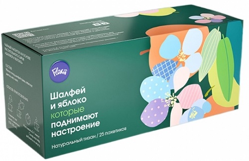 Floris Чайный напиток Шалфей и Яблоко ф/п 25шт 37,5г