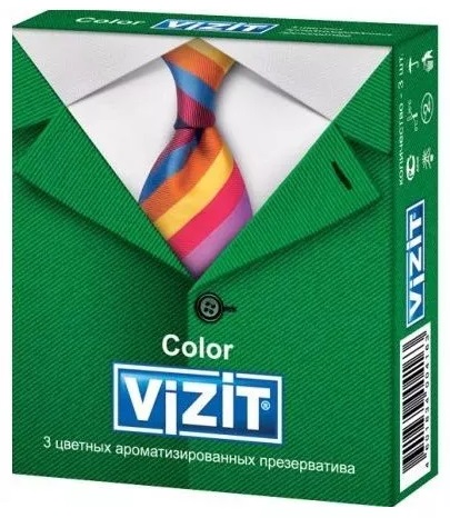 Презервативы VIZIT Color 3 шт