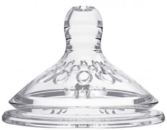 Соска Силиконовая BABYONO антиколиковая медленный поток S 6м+ (2шт) арт.1452