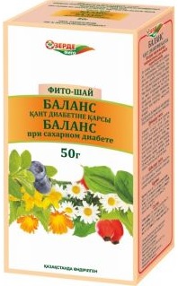 Зерде Баланс фито-чай 50г (при сах.диабете)