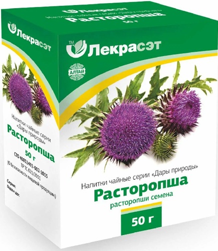 Лекрасэт Расторопша семена 100г
