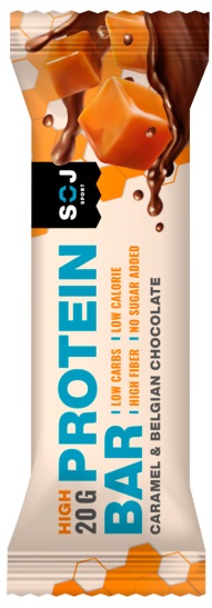 SOJ батончик протеиновый Potein Bar с ирисо-сливочным вкусом без сахара 50 гр
