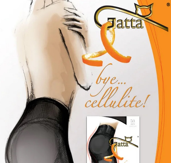 GATTA Колготки 20 den Bye Cellulite Nero 2-S