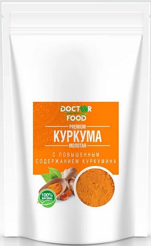 Doctor Food Куркума молотая 100г