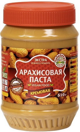 АП Арахисовая паста Экастра кремовая 510г пл.бан.