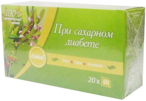 Алтай При сахарном диабете фито-чай 1,5г №20пак.