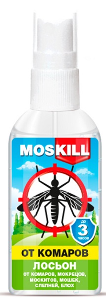 MOSKILL лосьон спрей от комаров 60 мл Москилл
