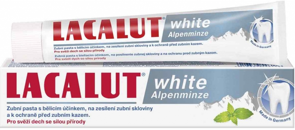Зубная паста LACALUT White Alpenminze 75мл