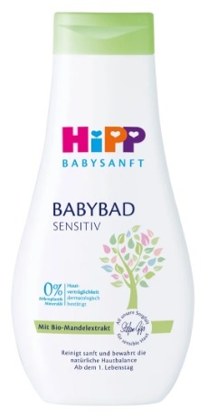 Пена для купания без слез HIPP Babysanft для чувствительной кожи 350мл