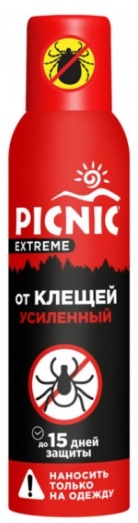 PICNIC Extreme аэрозоль от клещей 150 мл