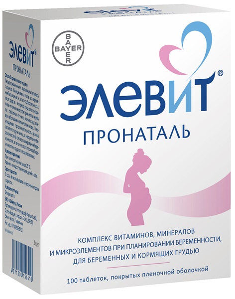 Элевит Пронаталь табл. №100 Bayer &@ (Упаковка)