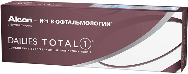 Контактные Линзы Однодневные DAILIES TOTAL ALCON 5 PK